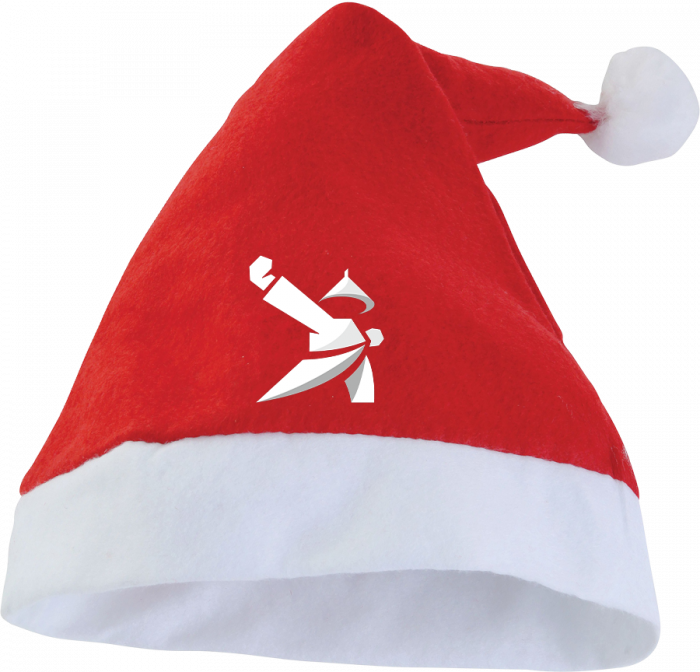 Sportyfied - Shoalin Santa Hat With Logo - Red